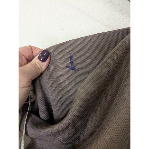 GYMSHARK Womens Size Med Gymsweaty Brisk Like Me Mesh Seamless Leggings Gray $36 - Picture 4 of 8